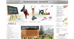 Desktop Screenshot of gymjes.cz